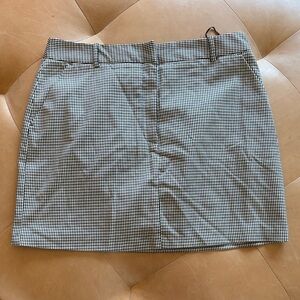 Topshop Black and White Mini Skirt